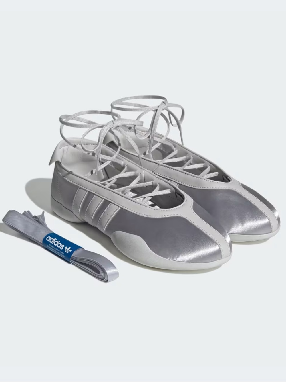 🐰 Adidas Taekwondo Mei Ballet Satin Silver 🐰